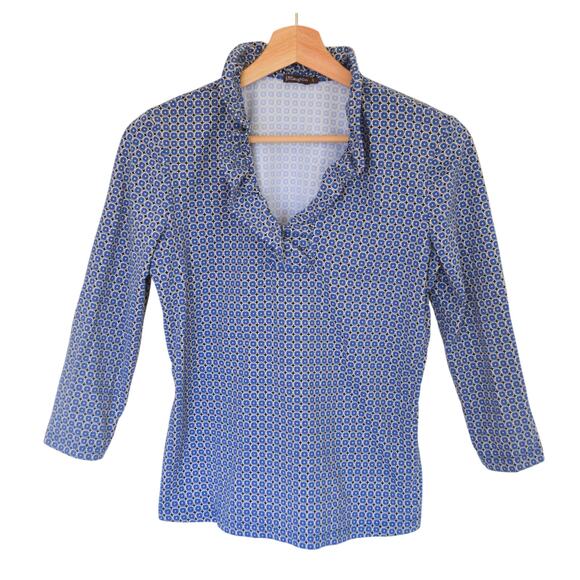 J. McLaughlin Tops - J McLaughlin Durham Ruffle Top Size Small